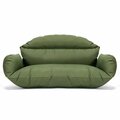 Patio Trasero 27 x 47 x 20 in. Hanging 2 Person Egg Swing Cushion, Dark Green PA2445252